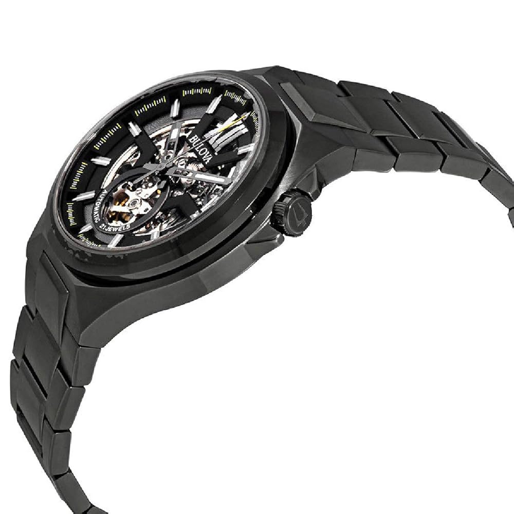 bulova　ブローバ　自動巻き　メンズ腕時計　98A179　スケルトン　美品 Amazon.co.jp: BULOVA (ブローバ) 98A179 クラシック Classic